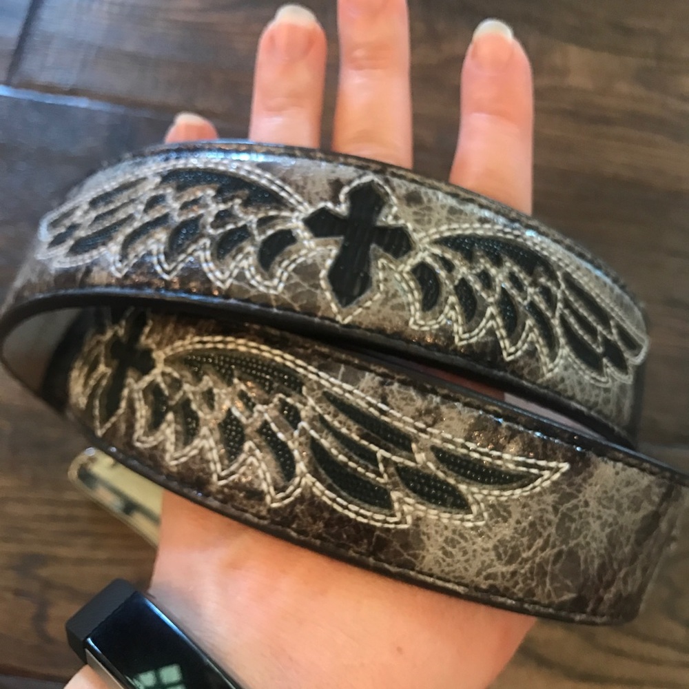 NOCONA Angel Wings Cowgirl Western Belt (M/L)